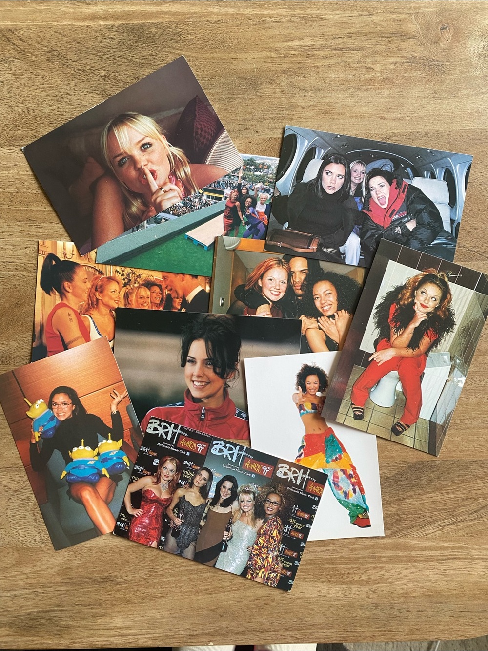 10 Official Spice Girls Collectable Pictures